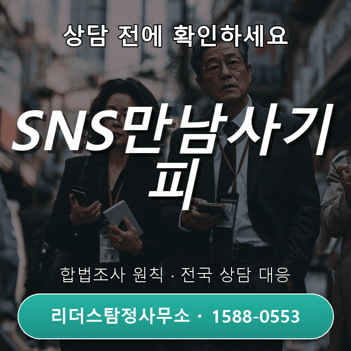 화성흥신소, SNS만남사기 피해조사 시 꼭 알아야 할 주의사항과 절차